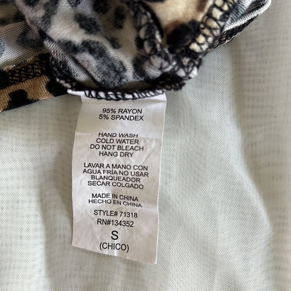 🔴Cheetah Print Crop Top Junior - Picture 3 of 4